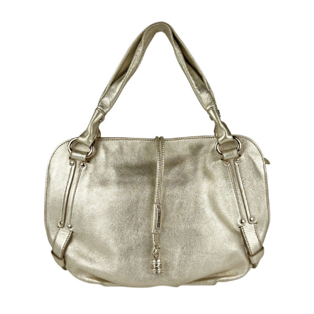 Celine handbag leather gold